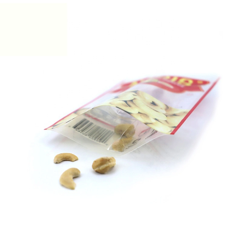 Food Grade Heat Sealable Pouches Clear Ziplock Plastic Nylon Bag with Zipper Stand up Pouch for Nuts_ Package