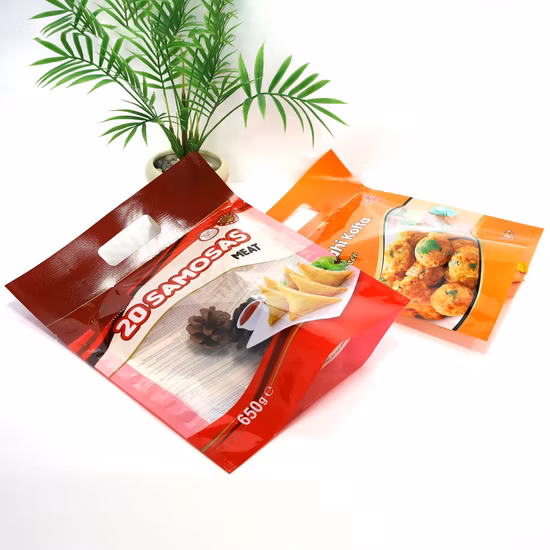 3개의 측면 씰이 있는 식품 등급 투명 진공 플라스틱 포장 백