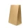 도매 정사각형 바닥 크래프트 종이 봉투, 식료품 쇼핑백, 베이커리 가방